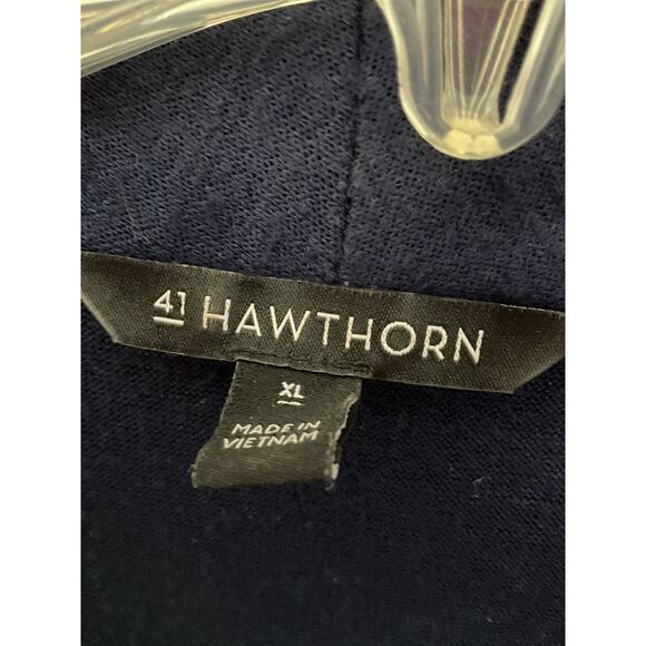 41 Hawthorn Navy Blue XL Top Excellent - Picture 3 of 5